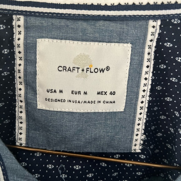 Mens Craft and Flow Button Up - Picture 2 of 3
